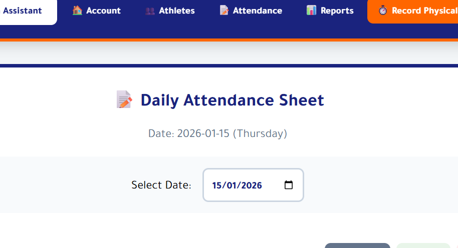 Smart Attendance & Daily Control